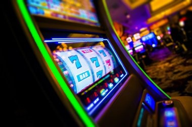 Mobile phone showing Casino Hold'em betting interface with ante and call options